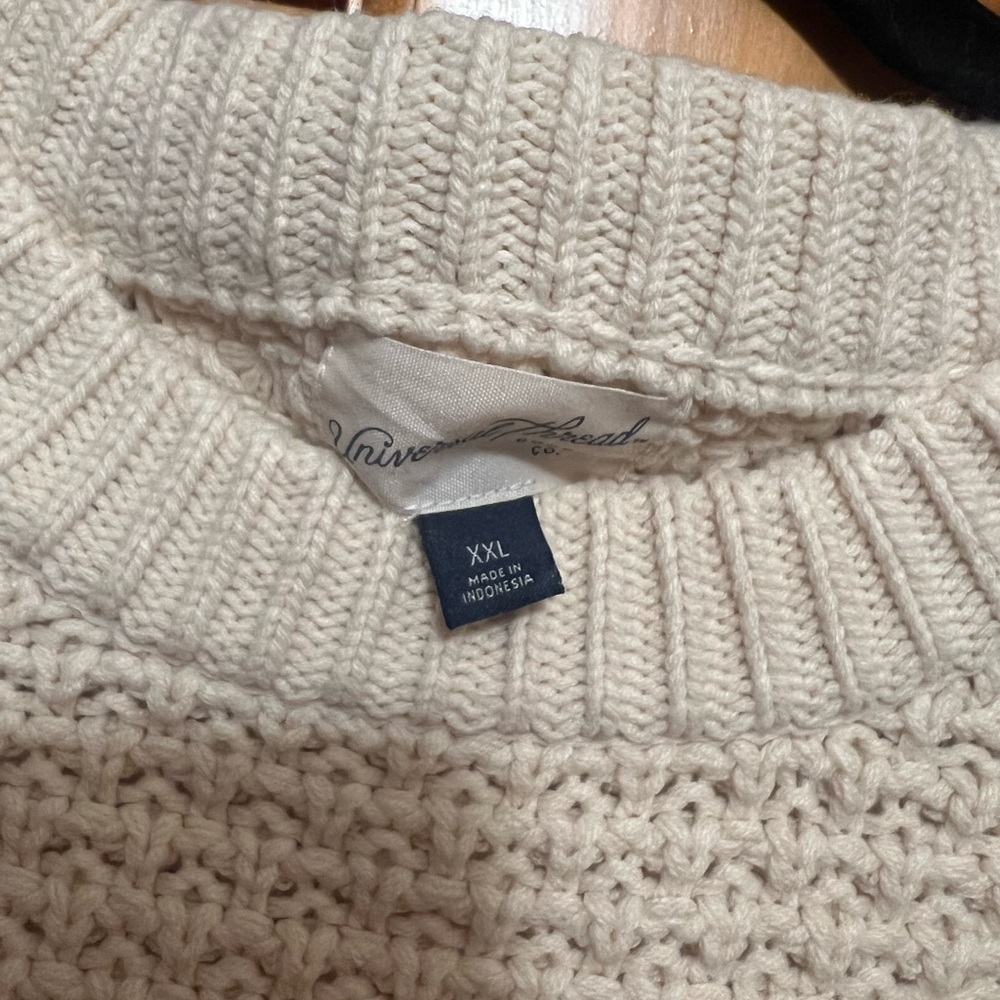 Universal Thread Gradient Knit Sweater - Cream an… - image 3